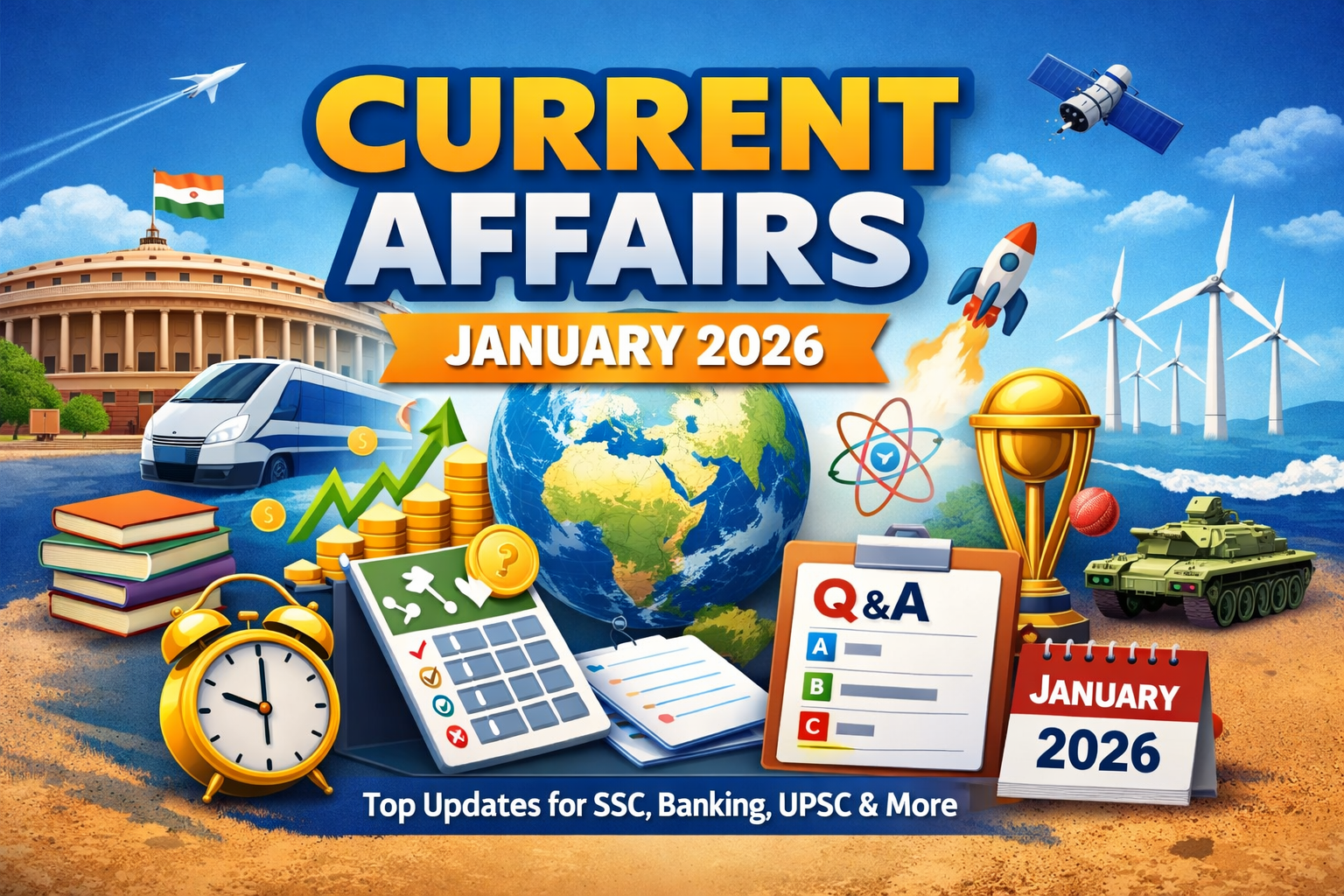Current Affairs January 2026 with MCQs