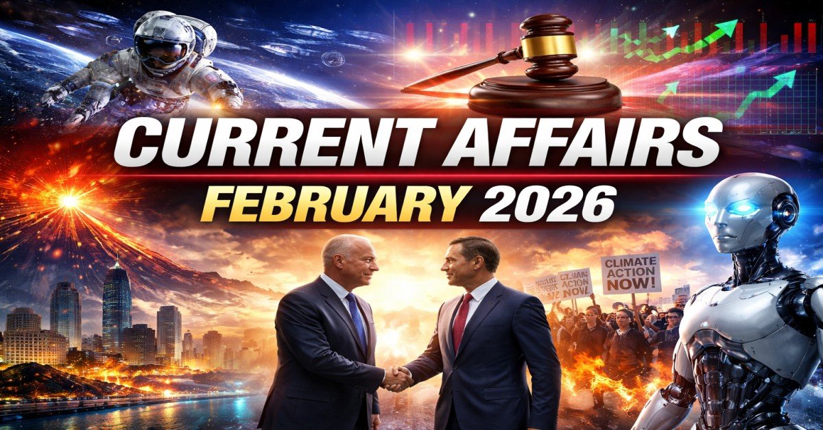 February 2026 Current Affairs: Complete Monthly Digest for UPSC, SSC & Banking Exams